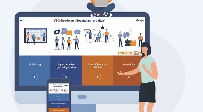 VBG-Roadmap "Gesund agil arbeiten"