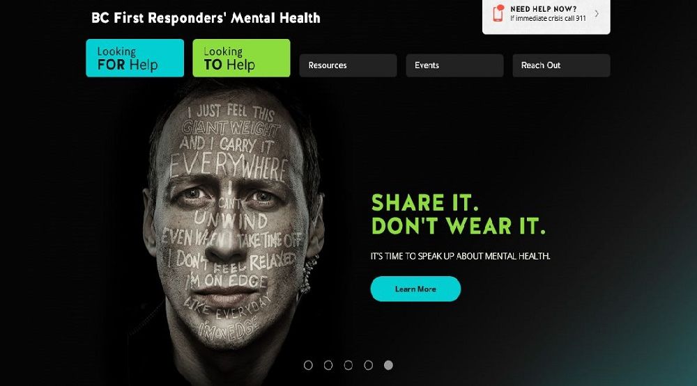 BC First Responders' Mental Health website