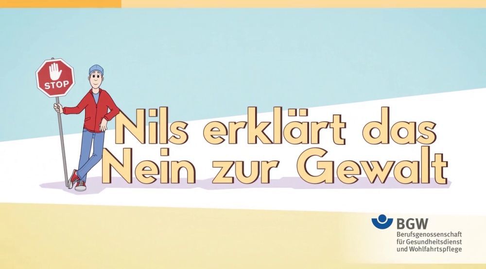 Nils erklärt das Nein zur Gewalt