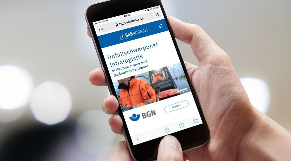 BGN Intralog - Web-Anwendung zum Risikomanagement in der Intralogistik