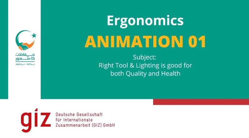 Animated video on Ergonomics