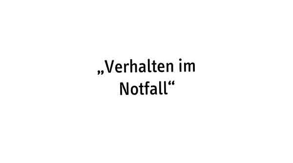 Verhalten im Notfall einfach erklärt (explainity® Erklärvideo)